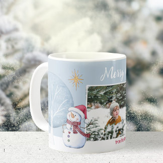 God jul Winter Illustration Two Photos Kaffemugg