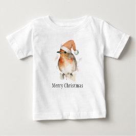 God jul Winter Robin Bird Wildlife Snyggt T Shirt