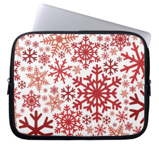 God jul Winter Snowflake Mönster Laptop Fodral