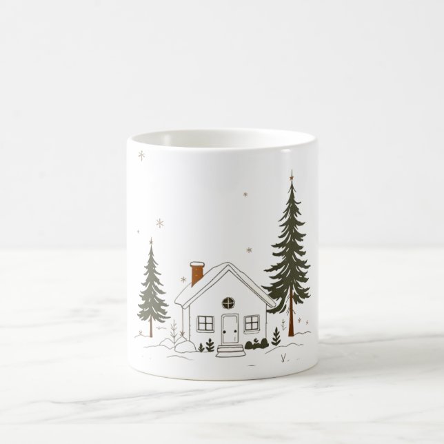 God jul Winter Wonderland Mugg. Kaffemugg (Center)