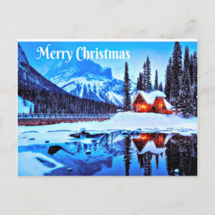 God jul Wintry Wish Helg Vykort