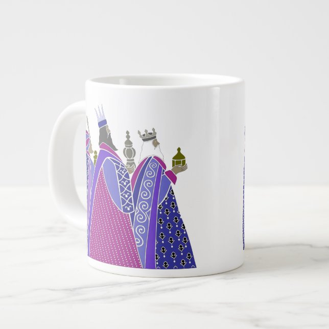 God jul - Wise Manar Jumbo Mugg (Framsida vänster)