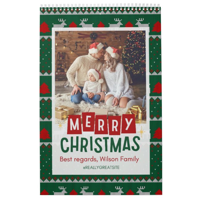 God jul with Wilsons familjekalender Kalender (Omslag)