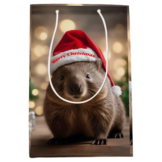 God Jul Wombat. (Framsidan)