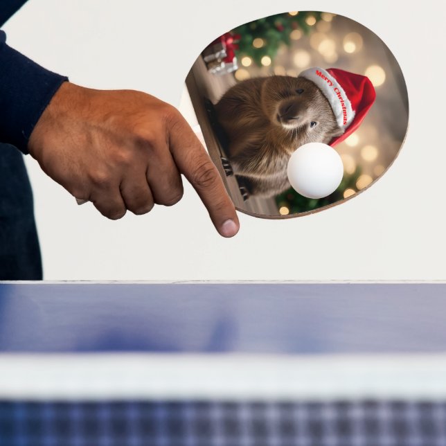 God Jul Wombat. Pingisracket (Insitu)