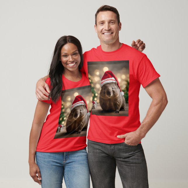 God Jul Wombat. T Shirt (Unisex)