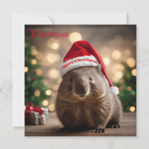 God Jul Wombat. Tack Kort