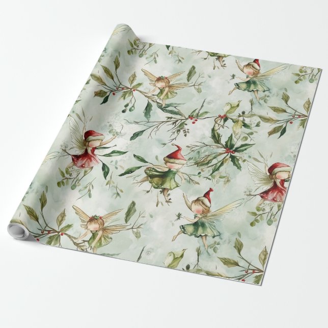 God jul, Wrapping , Whimsical Gift Presentpapper (Utrullad)