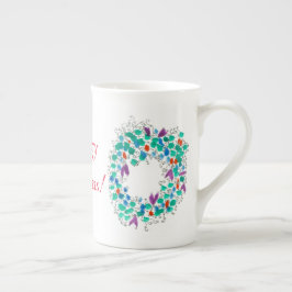 God jul Wreaths Benporslin Mugg