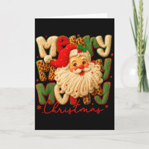 God Jul Xmas Vibbar Tomte Latch Hook Garn C Kort