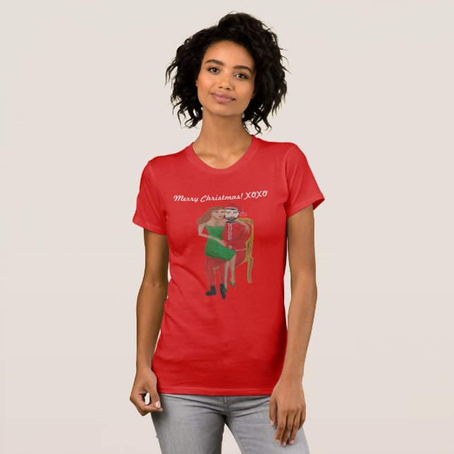 God jul! XOXO T-shirt (Hel framsida)
