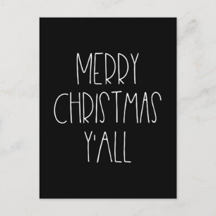 God jul y, roligt helgdag vykort