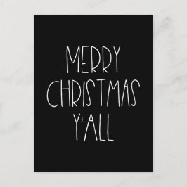 God jul y, roligt helgdag vykort