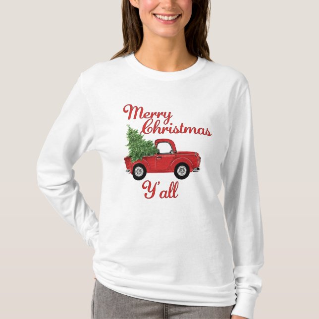 God jul Y T Shirt (Framsida)