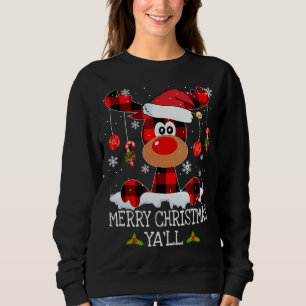 God jul Ya ll Buffalo Red Play Reindeer S T Shirt