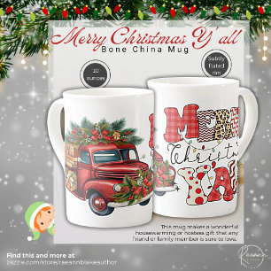 God jul Y'all Bone China Mugg Benporslin Mugg