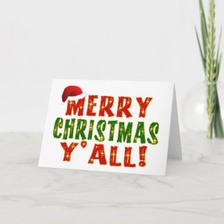 God jul Y'all! Helgkort