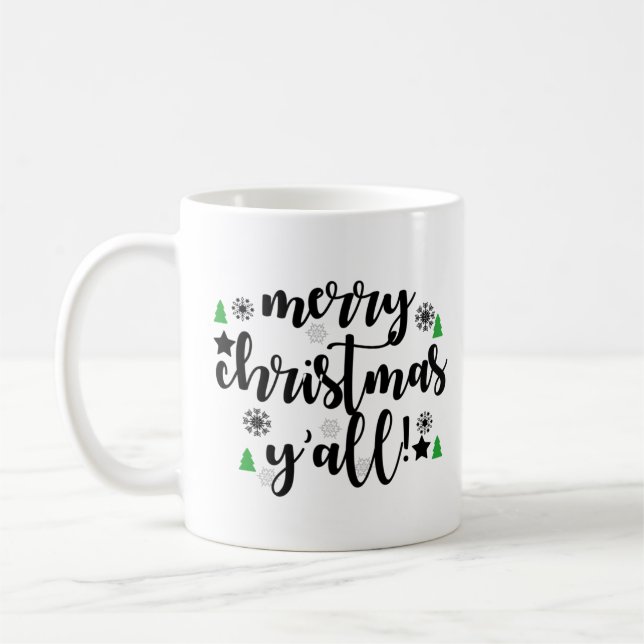 God jul Y'all Kaffemugg (Vänster)