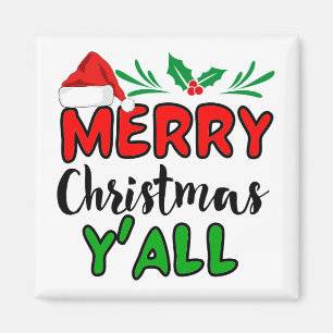 God jul Y'all Magnet
