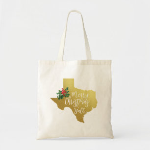 God jul Ya'll Texas Tote Bag Tygkasse