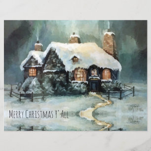 God jul Y'All underbara vinternatt