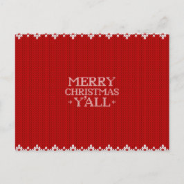 God jul Yall Vykort