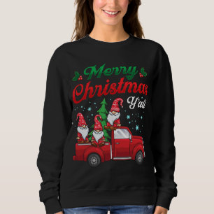 God jul Y'all with Gnomes pected Checkded T Shirt