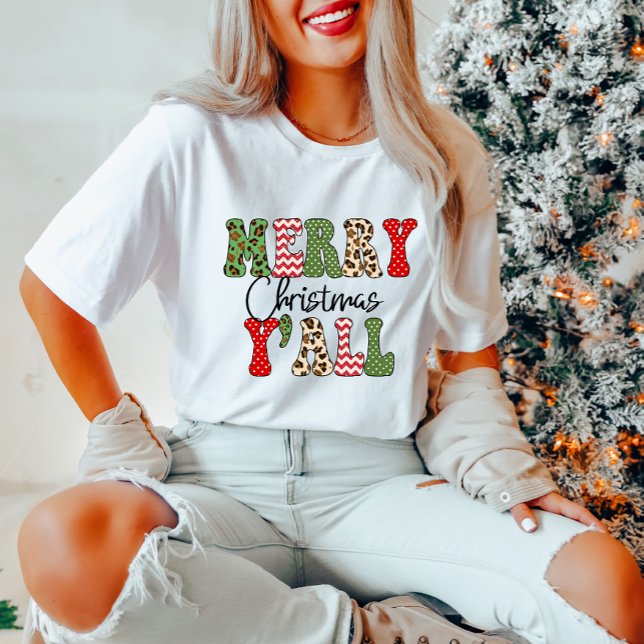 God jul Y'all Women's jul T-Shirt (Skapare uppladdad)