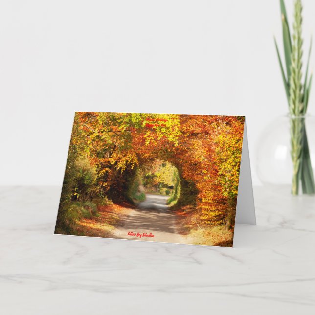 God jul Yellow Bog Kilcullen Kort (Framsida)