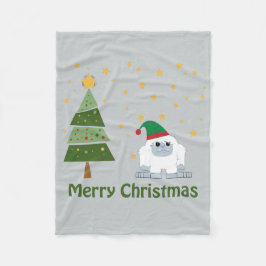 God jul Yeti Fleecefilt