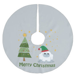 God jul Yeti Julgransmatta Borstad Polyester