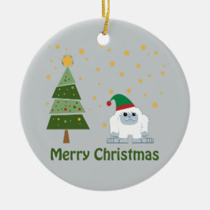 God jul Yeti Julgransprydnad Keramik