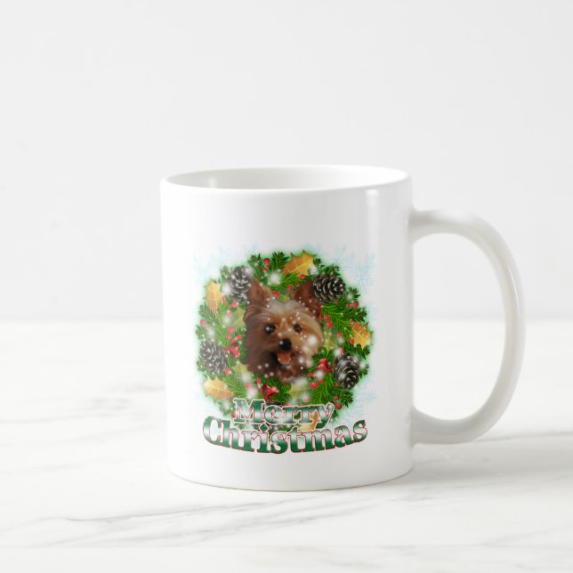 God jul Yorkie Kaffemugg (Höger)