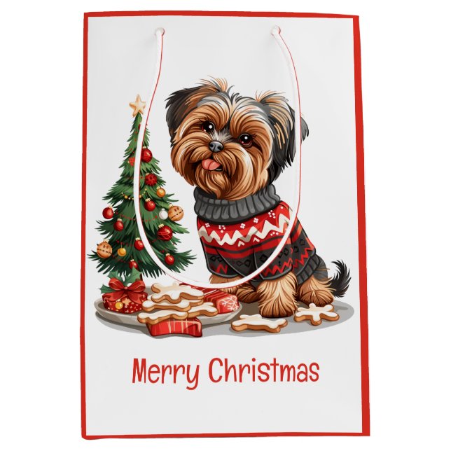 God jul Yorkshire Terrier Hundar (Framsidan)