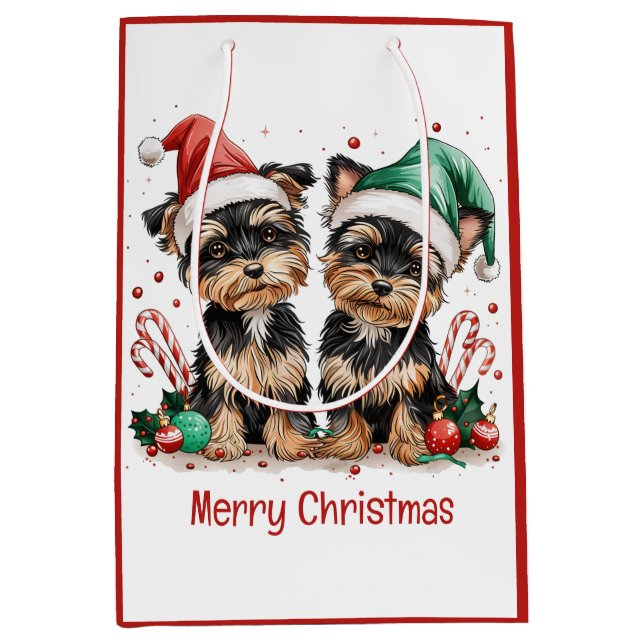 God jul Yorkshire Terrier Hundar (Framsidan)