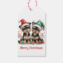 God jul Yorkshire Terrier Hundar