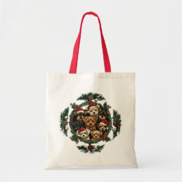 God jul Yorkshire Terrier Hundar Tygkasse
