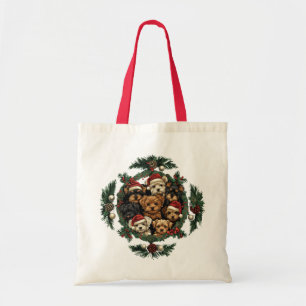 God jul Yorkshire Terrier Hundar Tygkasse