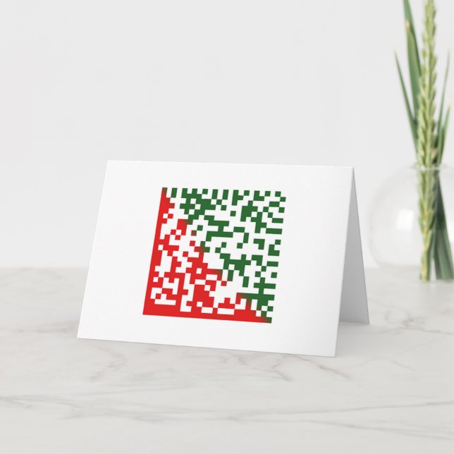 God julBarcode Helgkort (Framsida)