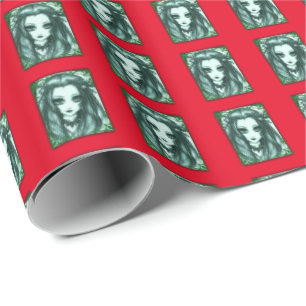 God Julbild Presentpapper