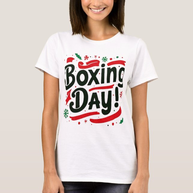 God julboxningsdag t shirt (Framsida)