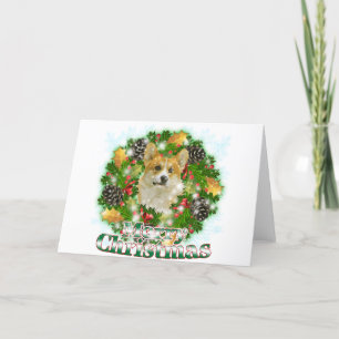 God julCorgi Helgkort