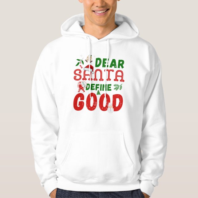 God Juldag - Definiera Bra Hoodie (Framsida)