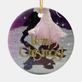 God juldansare julgransprydnad keramik