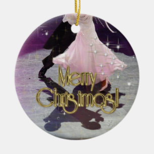 God juldansare julgransprydnad keramik