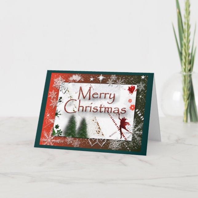 God juldesign helgkort (Framsida)