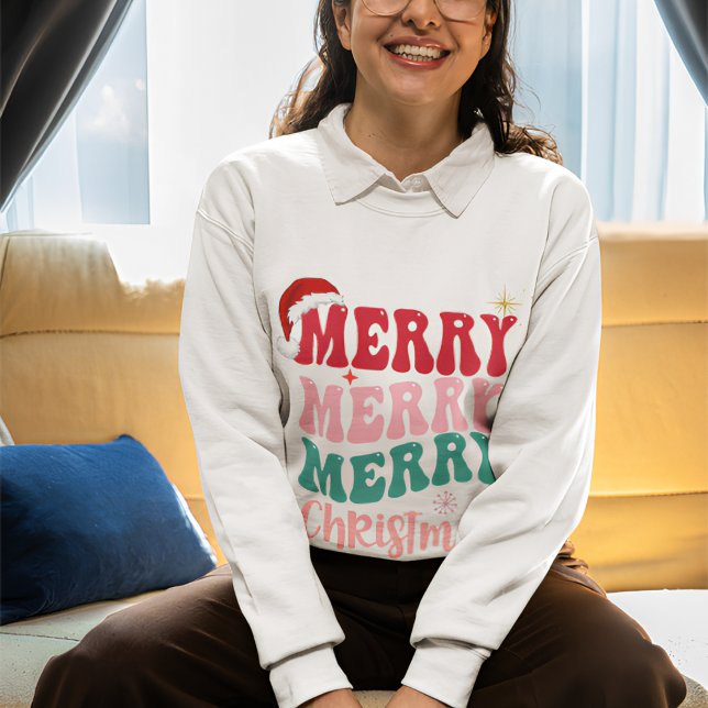 God juldesign med Santa Hat T Shirt (Skapare uppladdad)