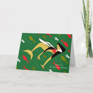 God Julens Sjöjungfru Helgkort