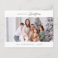 God julfamiljs-foto, modern Mysigt