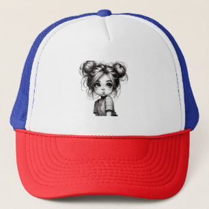 God Julflicka med Pout - Cute Gift Idea Keps
